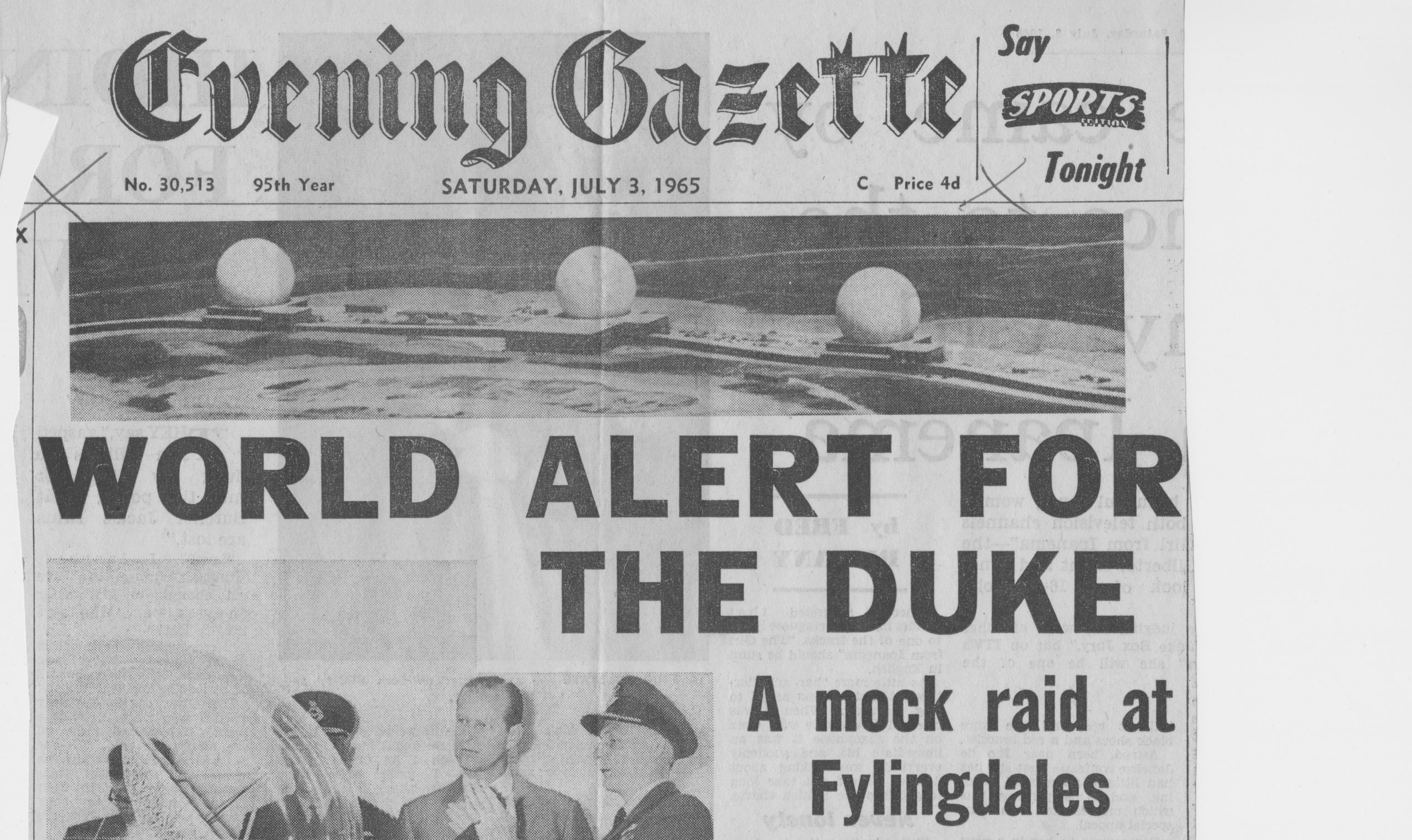 The Duke of Edinburgh visits RAF Fylingdales (in several parts)