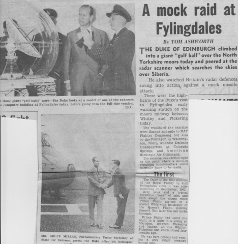 Part two of the Coverage of the Duke's Visit to Fylingdales